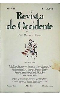 REVISTA DE OCCIDENTE, nº LXXVI. Año VII.- Director: José Ortega y Gasset.