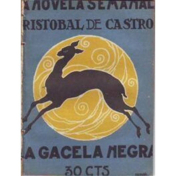 La gacela negra. Portada de Escribá.