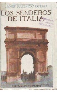 Los senderos de Italia. Cubierta de Máximo Ramos.