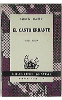 El canto errante. Poesía.