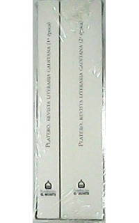 PLATERO. REVISTA LITERARIA GADITANA.- 2 tomos.