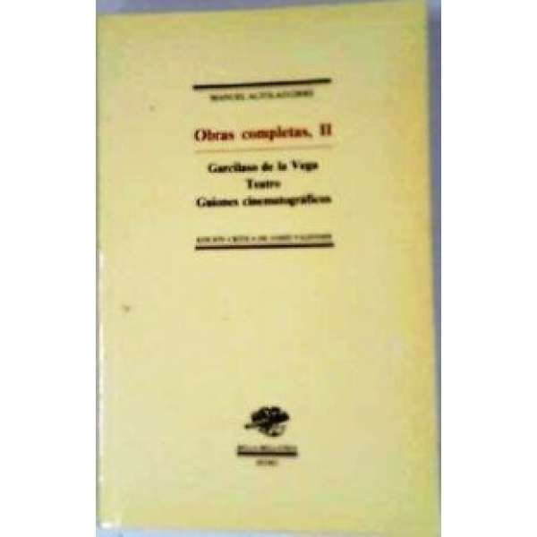 Obras completas, II.