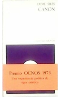 Canon. (Premio Ocnos 1973).