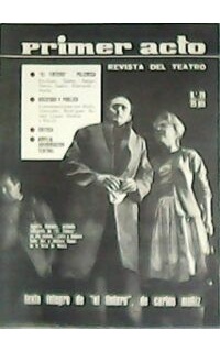 PRIMER ACTO.- Revista del Teatro. Nº 20. Director: José Angel Ezcurra.