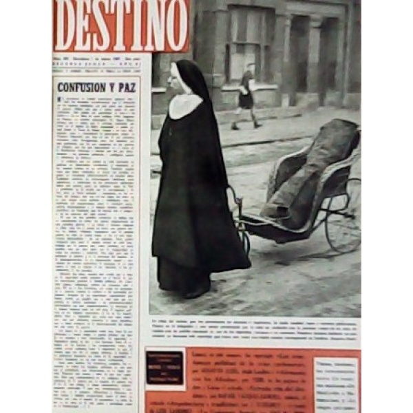 DESTINO.- Revista semanal. Segunda época. Año XI. Nº 494-542. En total 49 numeros.