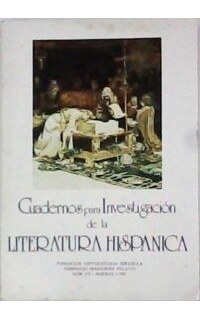 CUADERNOS PARA LA INVESTIGACION DE LA LITERATURA HISPANICA. Nº 2-3