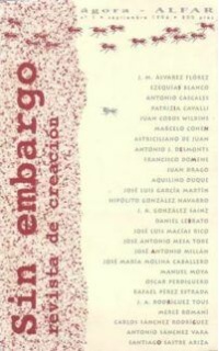 SIN EMBARGO, nº1. Revista de creación. Dirección de Hipólito G. Navarro.