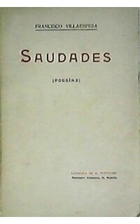 Saudades. (Poesías).
