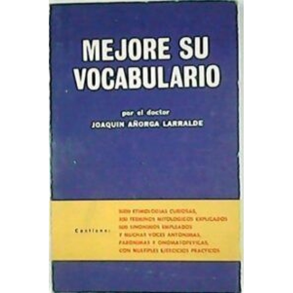 Mejore su vocabulario.