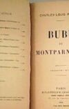 Bubu de Montparnasse.