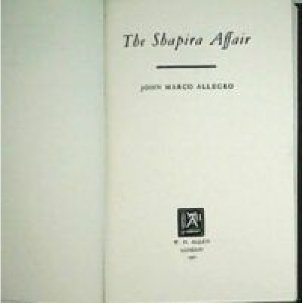 The Shapira Affair.