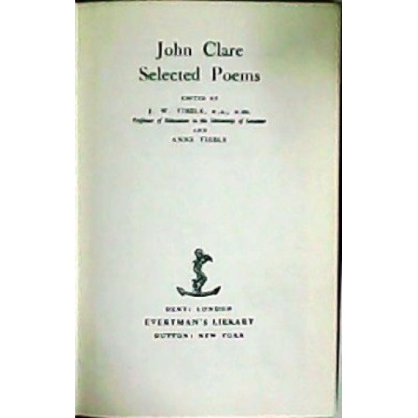 John Clare: Selected Poems.