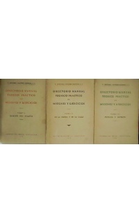 Directorio manual teórico-práctico de misiones y ejercicios. Tomo I: Camino del pulpito. Tomo II: En la Iglesia y en la calle. Tomo III: Técnica y Espíritu.