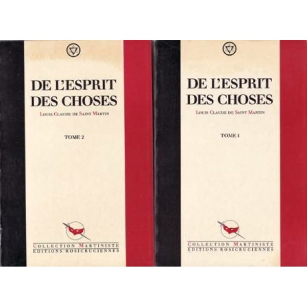 De l'esprit des choses ou Coup-d'oeil philosophique. Tome 1 et 2.