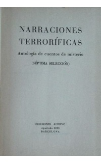Narraciones terroríficas, volumen VII. Antología de cuentos de misterio.