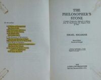 The Philosopher's Stone.