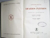 Antología de diarios íntimos.